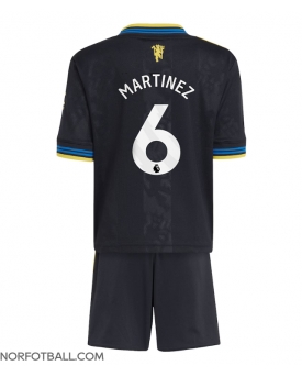 Billige Fotballdrakt Manchester United Lisandro Martinez #6 Replika Tredjedraktsett Barn 2025-26 Kortermet (med bukser)